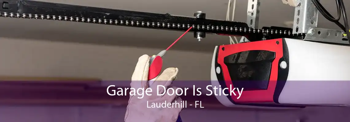 Garage Door Is Sticky Lauderhill - FL